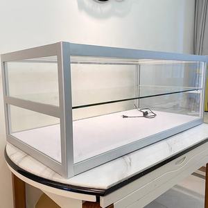 Vetrina Espositiva Commerciale in Vetro per Torte, Pasticceria e Pane, Showcase Personalizzato per <span class=keywords><strong>Arredamento</strong></span> di Caffetteria, Panificio, Bar, <span class=keywords><strong>Negozio</strong></span> e Supermercato - Product Image 6