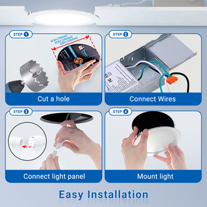 Ca/USA tốt nhất người bán 4/6 inch LED recessed Slim Bảng điều chỉnh xuống ánh sáng đèn 3000K/4000K/5000K mỏng potlight - Product Image 6