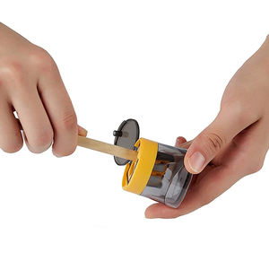 Aiguisoir manuel personnalisé rose, papeterie de bureau, uniquement pour affûteur écologiques, pour l'école, vente en gros - Product Image 4