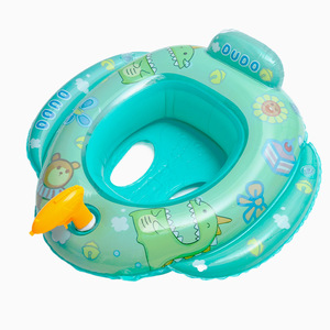 Bouée de natation gonflable pour enfant, siège flottant, design de dessin animé, pour enfants de 1 à 5 ans, dispositif de flottation pour la sécurité aquatique - Product Image 1