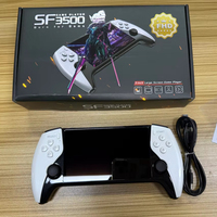 Console de jeu portable SF3500 - 64 Go, 20000 jeux classiques, écran FHD 5 pouces, sortie TV, lecteur portable avec ports HD 854*480