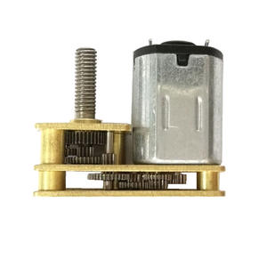 Moteur miniature à engrenages N20 DC 32 mm à montage sur bride, moteur à aimant permanent à balais avec arbre de sortie fileté - Product Image 2