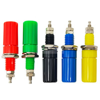 Borne de connexion M3*45, prise banane 4 mm, borne de câblage pour prise de panneau audio, borne de connexion pour instruments et compteurs