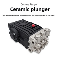 Nettoyeur haute pression électrique 15L à pompe intermédiaire à trois pistons en acier, 7,5 CV, 200 bars, WS201