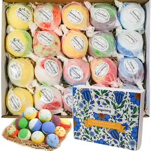 Bombe de bain à l'huile essentielle naturelle faite à la main boule de bombe de bain pour la relaxation bain de lavande bombes effervescentes bain pour femmes et enfants