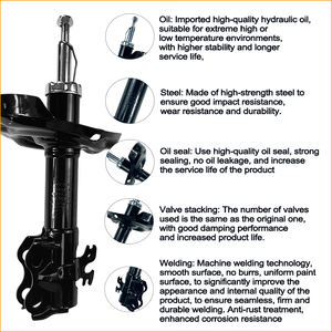 TNG Usine Auto Suspension Pièces Amortisseur 333408 333409 41601-51KA1 41602-62J10 pour <span class=keywords><strong>SUZUKI</strong></span> <span class=keywords><strong>SPLASH</strong></span> <span class=keywords><strong>2007</strong></span>- - Product Image 5