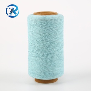 Sợi len cotton pha 60%, nhuộm màu tươi sáng, có thể tùy chỉnh số lượng lớn, kháng khuẩn, công nghệ OE, dùng cho đan móc sáng tạo - Product Image 1