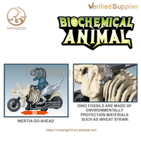Nouveau design de jouet de moto T-Rex en plastique véhicule animal inertiel jouet pour garçons enfants modèle de voiture camion jouet