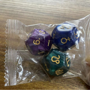 ลูกเต๋าหลายหน้า12ด้านโหราศาสตร์บอร์ดเกมไพ่ทาโรต์ลูกเต๋าทำนายกลุ่มดาว - Product Image 3