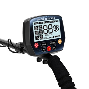 Detector de Metales Portátil con Pantalla LCD Retroiluminada, Multifrecuencia, Panel de Control de Plástico Negro para Adultos - Product Image 1