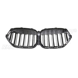 Parrilla Delantera para BMW X1 LCI F48 SUV 2020 2021 2022, Color Negro Brillante, Accesorios para Automóviles - Product Image 2