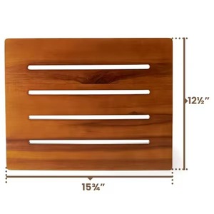 Marchepied en bois Craftsman's Honor, 15,75 x 12,5 pouces, antidérapant, en bois d'acacia, pour enfants et adultes - Product Image 2