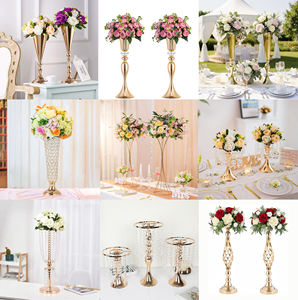 Jarrones de Metal LANJO para Arreglos Florales, Soportes para Jarrones de Flores para Bodas, Eventos, Recepciones, Cumpleaños, Decoración del Hogar - Product Image 2