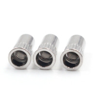 Haute qualité M3 M4 M5 M6 M8 M10 M12 6 #   8 #   10 #   Écrous à riveter creux filetés intérieurement en acier inoxydable SS304 316 de 1/4, 5/16, 3/8