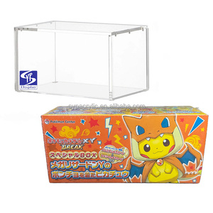 SYP Clear Acrylic case Pokemon Japanese <span class=keywords><strong>XY</strong></span> Promo Poncho Pikachu Strong Magnet Acrylic case - Product Image 2