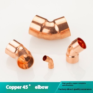 Đồng <span class=keywords><strong>45</strong></span> ° 135 ° độ khuỷu tay dày hàn ổ cắm góc khuỷu tay điều hòa không khí lạnh phụ kiện đường Ống mở rộng - Product Image 6