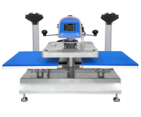 Nouvelle presse à chaud pneumatique automatique à double station et imprimante à plat pour la sublimation de t-shirts et le transfert textile