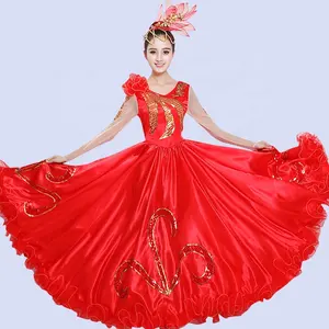 Flamenco Gaun Dijual Buka Dance Dress Kostum Tari Flamenco