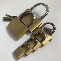 Cadenas en laiton de petite taille 25mm clé identique serrure à tampon différente