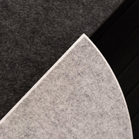 Panneau de plafond acoustique décoratif de nouvelle conception, grand format, pour la décoration intérieure, panneau mural insonorisant