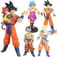 Figura de PVC de Goku de Dragon Ball Super de 18 cm, Modelo 3D de Arcilla Personalizado, Juguete Coleccionable de Anime, Figura de Acción de Dragon Ball Unisex