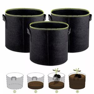 Sacs de semis de pépinière en tissu non tissé, Pots en tissu de pépinière pour légumes, fleurs, myrtilles, arbres - Product Image 2