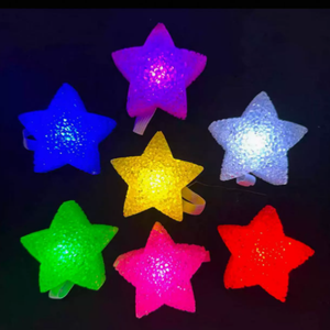 Venta al por Mayor de Accesorios LED para Niños con Forma de Estrella de Cinco Puntas, Pulsera Luminosa con Batería para Graduación, Ramadán, Diwali - Product Image 2
