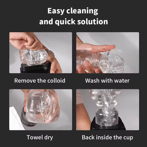 吸吮情趣玩具 伸缩加热旋转自慰杯 带真人语音 - Product Image 5