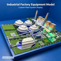 Modèle d'exposition d'équipement industriel personnalisé pour usine