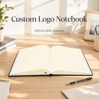 Carnet de notes à couverture rigide avec logo personnalisé, OEM ODM, impression personnalisée, cuir PU, A5 A6, vente en gros pour le bureau, les entreprises, les écoles