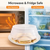 Couvre-plat anti-éclaboussures en silicone de qualité alimentaire, écologique, pliable et extensible pour la cuisson, les assiettes, les plats, les bols, la cuisine