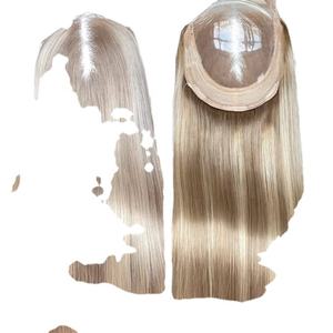 วิกผมลูกไม้ด้านหน้าสำหรับผู้หญิงวิกผมตรงยาวแบบ2024เป็นลอนมีสารฟอกขาว - Product Image 1