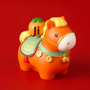 Mascotte Princesse, Ornements Culturels Créatifs de Style Chinois, Boîte Mystère, Souvenir de l'Année du Zodiaque 2026, Peluche Super Douce Attirant la Richesse - Product Image 4