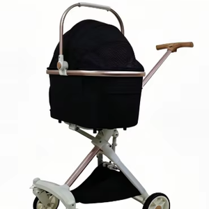 Carrinho de Transporte para Animais de Estimação Mamago 701 Dobrável com 4 Rodas em Liga de Alumínio para Cães e Gatos - Leve, Dobrável com Uma Mão, Capacidade de 15kg, Lavável e Aprovado para Companhias Aéreas - Product Image 1