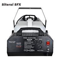 Machine à fumée SITERUI SFX pour effets de scène, pulvérisateur de fumée métallique, DMX et télécommande, 3000W, pour DJ, mariage, fête