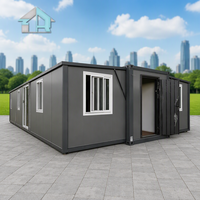 37 m² Villa de vacances, maisons mobiles, bureaux préfabriqués, maison modulaire écologique de 20 pieds avec structure en acier galvanisé et isolation EPS