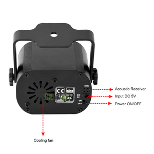 Mini LED Disco Light 60 Modèles Projecteur alimenté par USB Scène de lumière <span class=keywords><strong>laser</strong></span> pour la décoration - Product Image 4