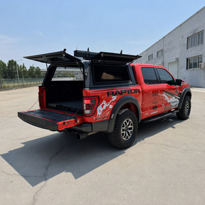 <span class=keywords><strong>Ford</strong></span> F-150 Raptor 2022 – Capots de benne articulés en alliage d'aluminium 5,5 pieds pour 4x4 tout-terrain, légers, étanches, 3 portes ouvrables, sportifs et verrouillables - Product Image 4