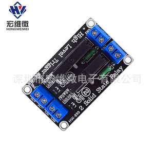 ฮงเว่ย ไมโคร 2 ช่อง 5V โมดูลรีเลย์โซลิดสเตตเอาต์พุตระดับสูงการควบคุมอุตสาหกรรม - Product Image 3