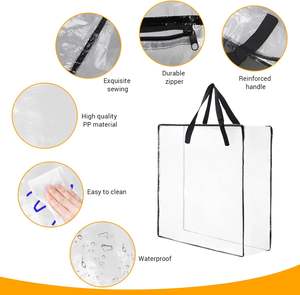 2 Pak wadah penyimpanan karangan bunga 26 inci 90 Liter, tas penyimpanan rumah untuk dekorasi Natal musim semi musim panas untuk pakaian tempat tidur - Product Image 3