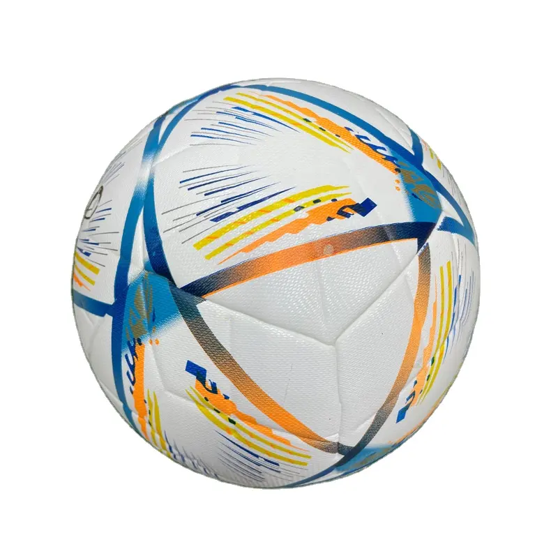 Amazon Best Seller Qatar 2022 Football &Leather Football Factory Supply Football Size 5 Customize Logo Ball For Out Deer