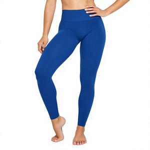 Wholesale Custom Breathable Soft Eco-friendly Women High Waist Workout Yoga Pants Recycled Butt Lift <b>Leggings</b> Four-Way - Product Image 1