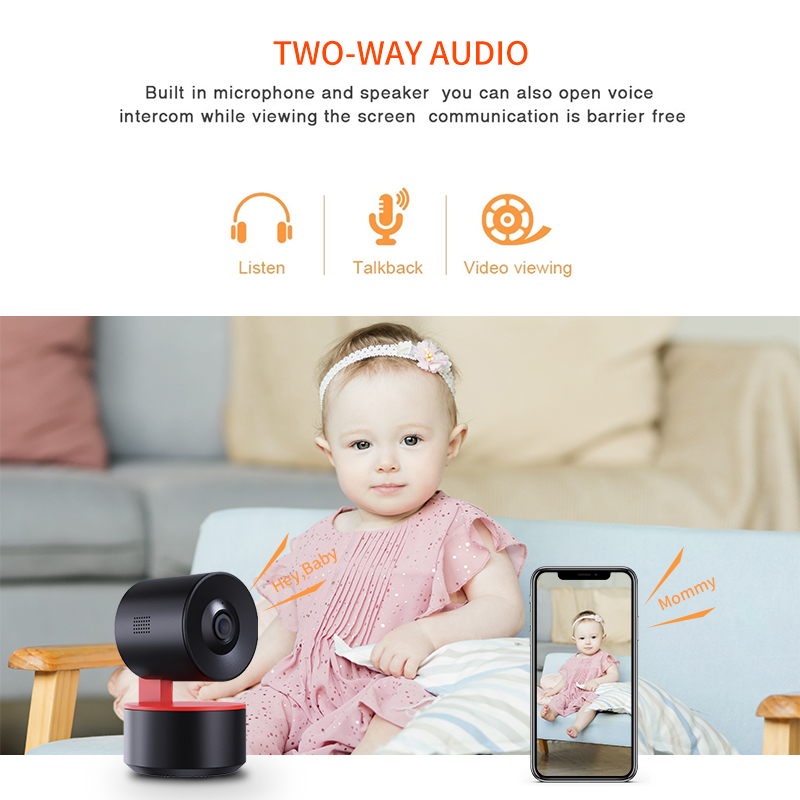 Indoor 1080p Tuya Smart Camera Wifi Mobile Tracking Baby Monitor Security Camera