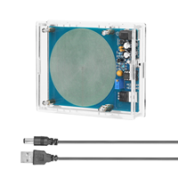 Générateur de résonance d'ondes Schumann 7.83Hz Résonateur audio d'impulsions à fréquence ultra-basse Interface USB Indicateur lumineux fonction marche-arrêt