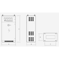 Boîte de distribution de câbles industriels intérieurs de qualité supérieure 12 kV pour la transmission d'énergie électrique