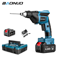 Visseuse sans fil professionnelle sans balais pour clous de charpente, outils de pose de plaques de plâtre, perceuse-visseuse 21V avec moteur sans balais et batterie 4.0Ah