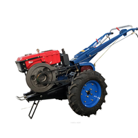 Motocultor multiusos 12 hp 20hp 22hp, mini tractor manual para caminar con arado