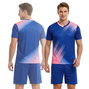 Service OEM – Ensemble de maillots de football personnalisés haut de gamme, légers, respirants, à séchage rapide, unisexes, pour équipes de football et kits sportifs - Product Image 2