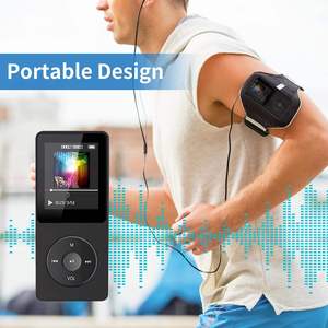 Reproductor MP3/MP4 con Bluetooth, Pantalla de 1.8 Pulgadas, Ranura para Tarjeta TF, Expansión de Memoria, Radio FM, Grabación de Música, para Estudiantes y Actividades al Aire Libre - Product Image 3