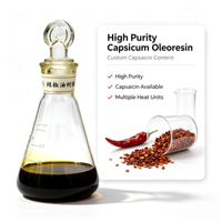 Extrait d'herbes naturel de qualité alimentaire, oléorésine de capsicum liquide en bouteille, plusieurs grades Shu pour l'assaisonnement et la coloration des aliments